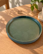 CIRCULAR GREEN TRAY