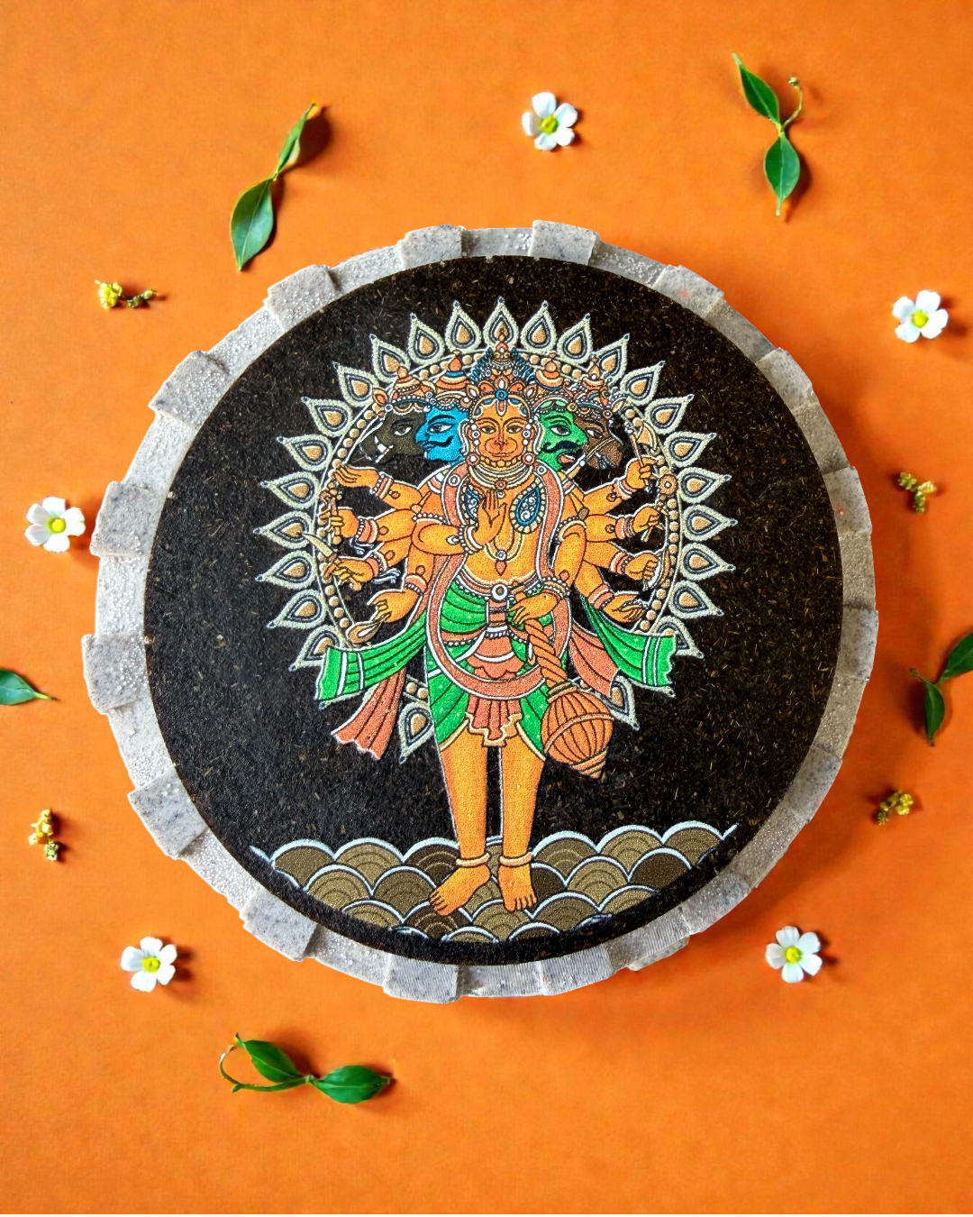 AASTHA MAGNET  - Pancha Mukhi Hanuman (Circle)