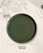 CIRCULAR GREEN TRAY