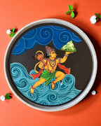 SUSHOBHAN THALI - Hanumanji with Mountain (25 cm)