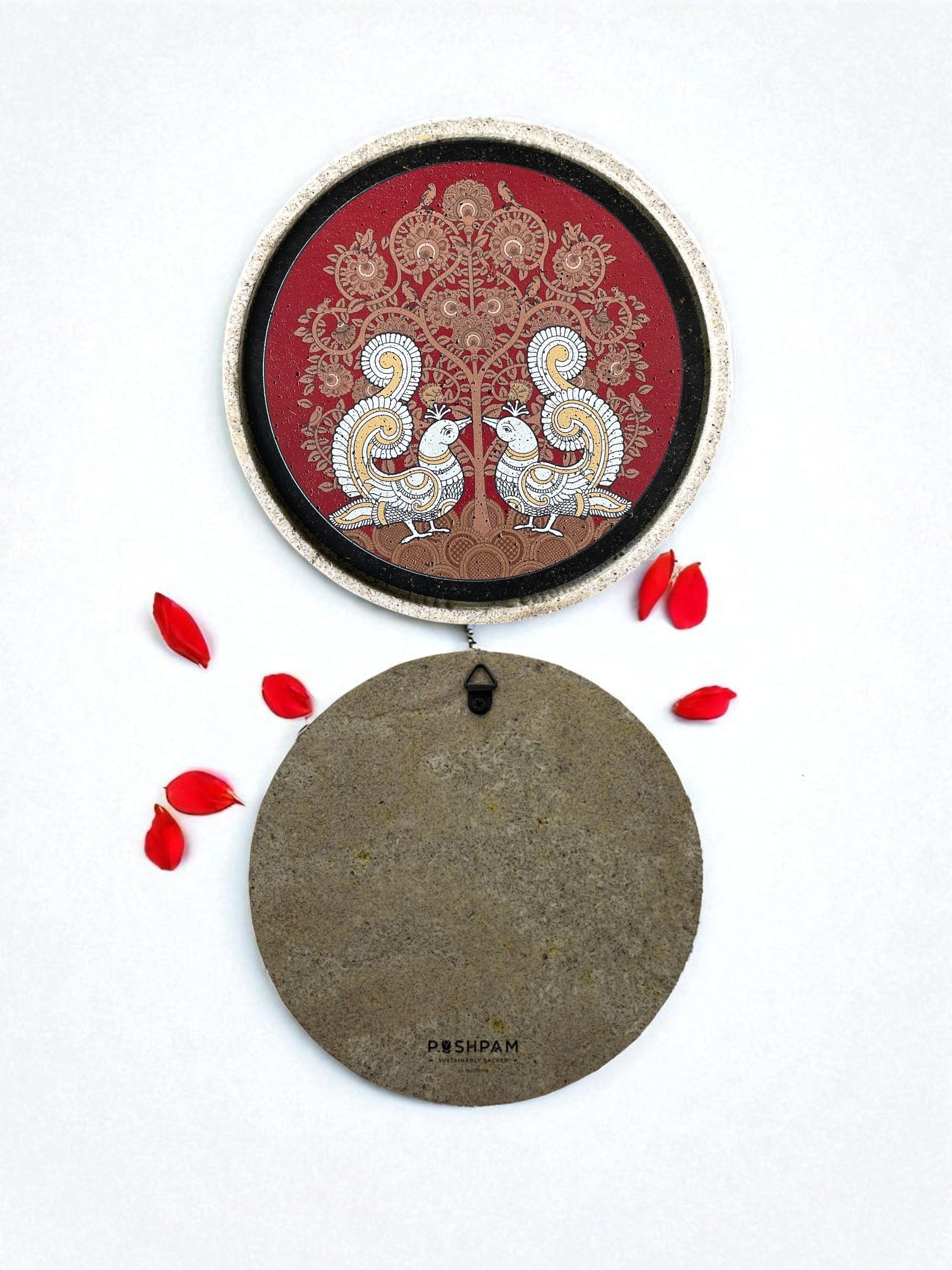 SUSHOBHAN THALI - Peacock Motif (18.5 cm)