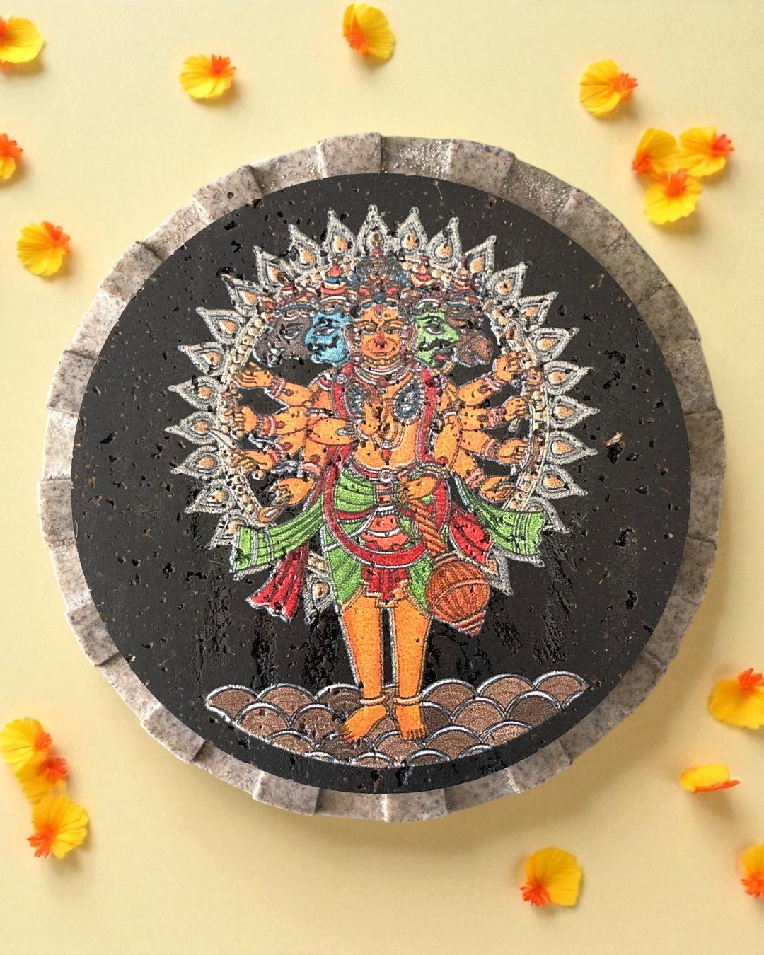 AASTHA MAGNET  - Pancha Mukhi Hanuman (Circle)