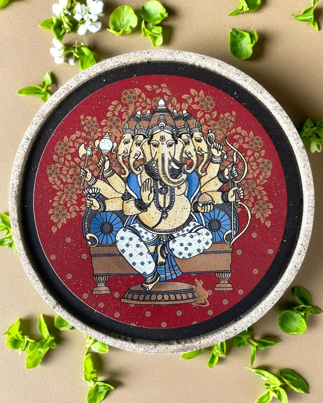 SUSHOBHAN THALI - Panchamukhi Ganesha (25 cm)