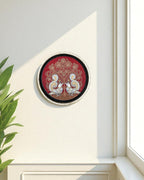 SUSHOBHAN THALI - Peacock Motif (18.5 cm)