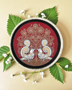 SUSHOBHAN THALI - Peacock Motif (18.5 cm)