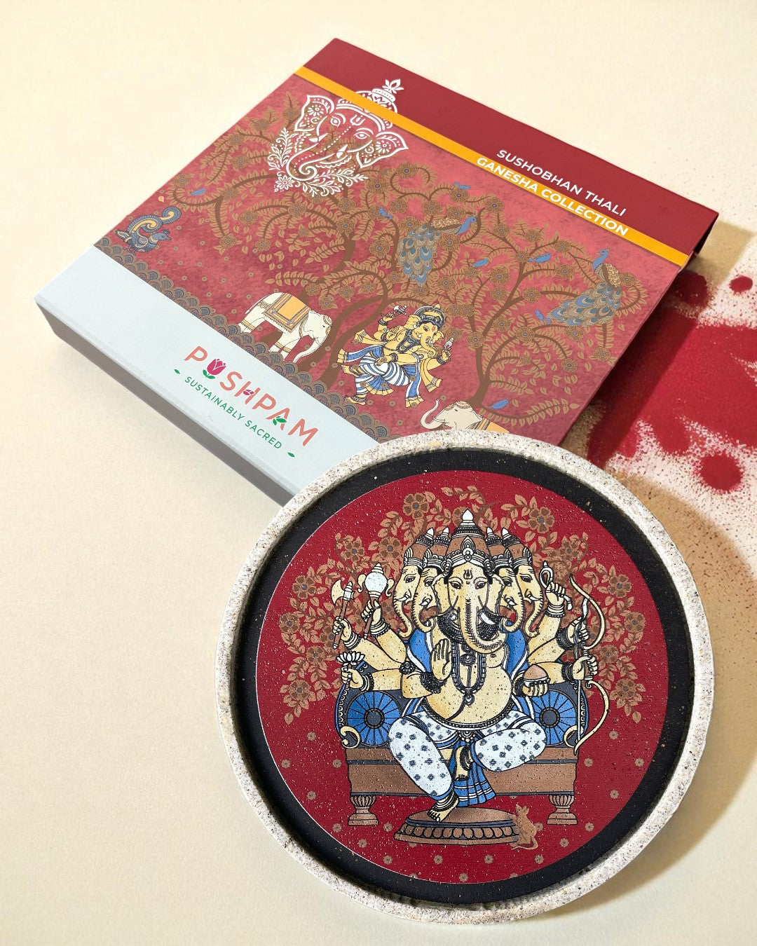 SUSHOBHAN THALI - Panchamukhi Ganesha (25 cm)