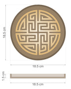 POOJA THALI - 18.5 cm