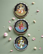 TRIDEVI AASTHA MAGNET SET (Circle)