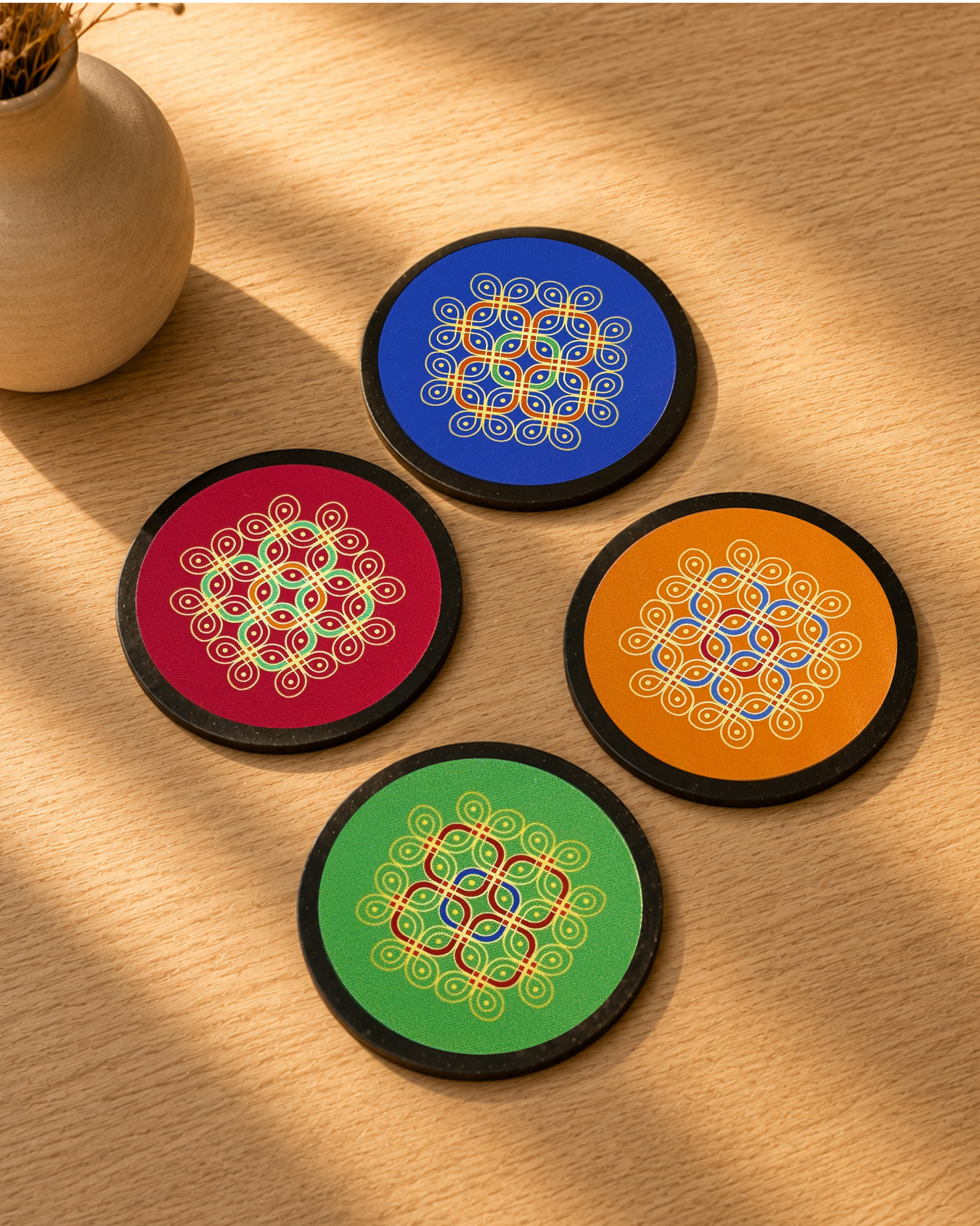 Kolam Coasters