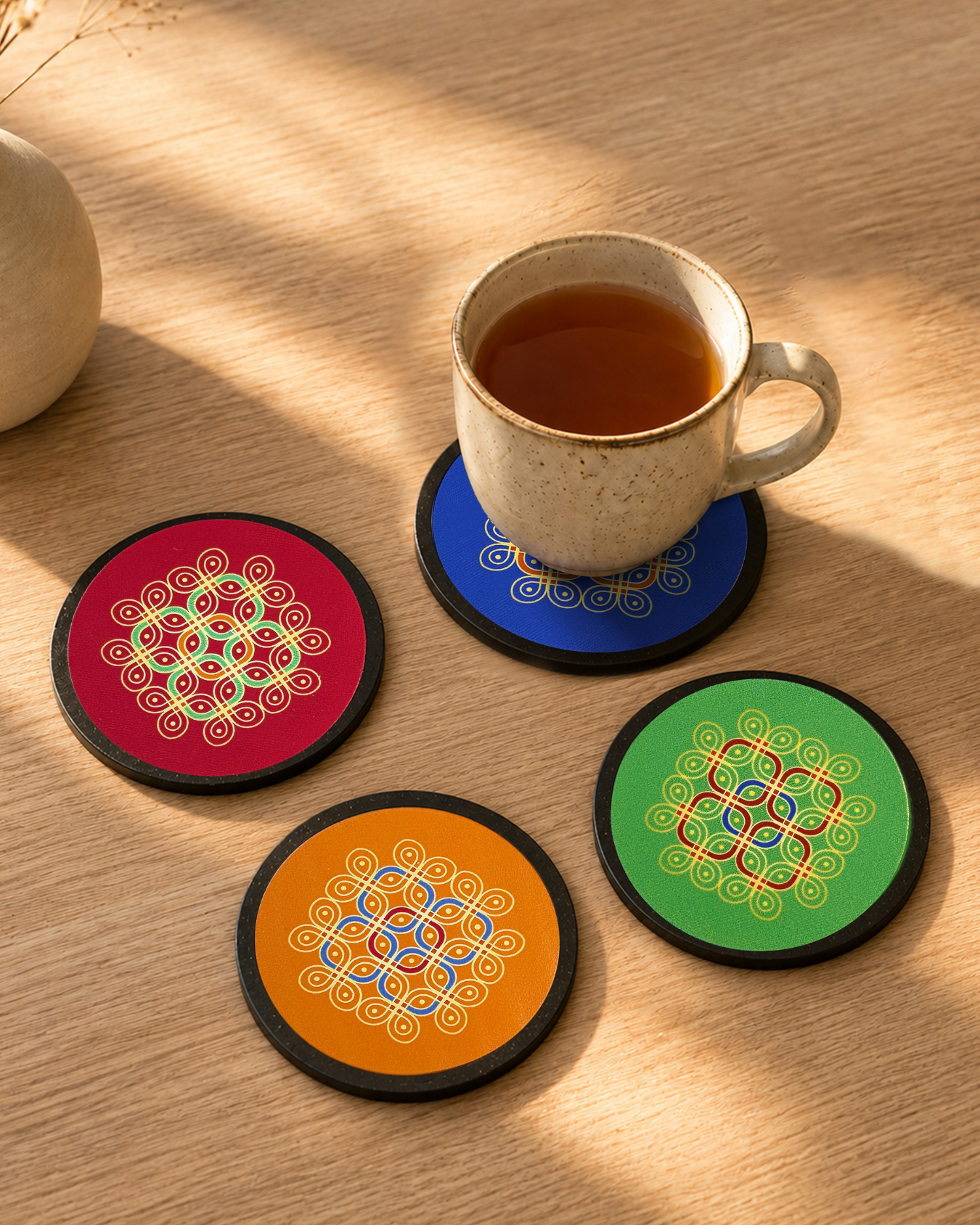 Kolam Coasters