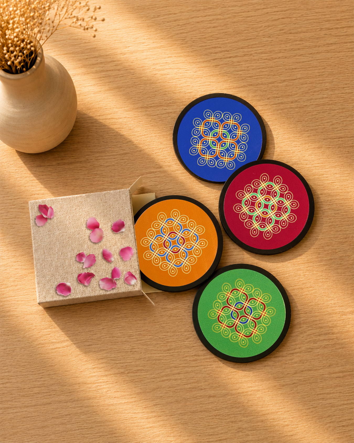 Kolam Coasters