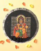 AASTHA MAGNET  - Hanumanji with Shri Ram and Sitaji (Circle)