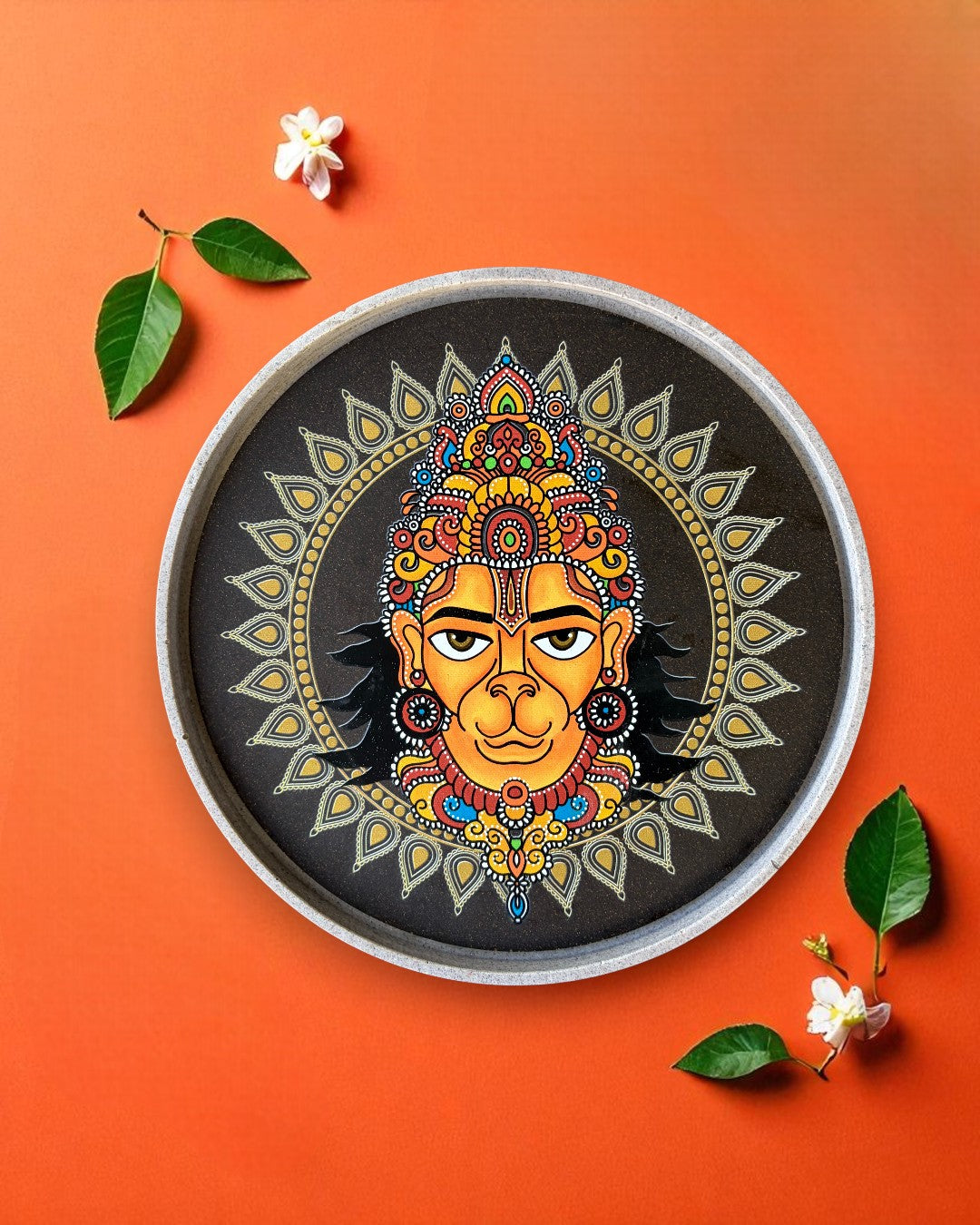 SUSHOBHAN THALI -Radiant Hanuman  (18.5 cm)