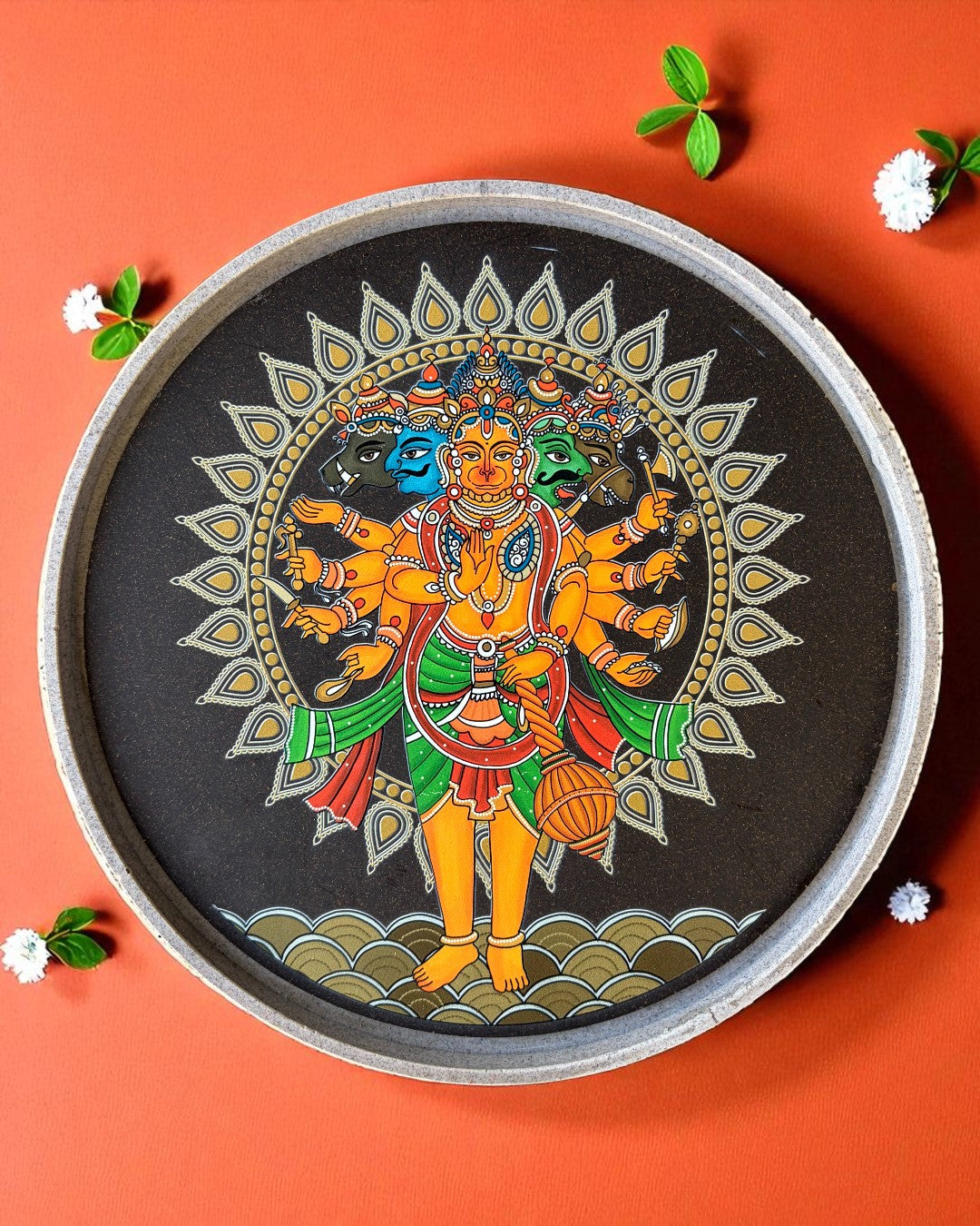 SUSHOBHAN THALI - Pancha Mukhi Hanuman (25 cm)