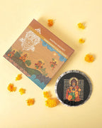 AASTHA MAGNET  - Hanumanji with Shri Ram and Sitaji (Circle)