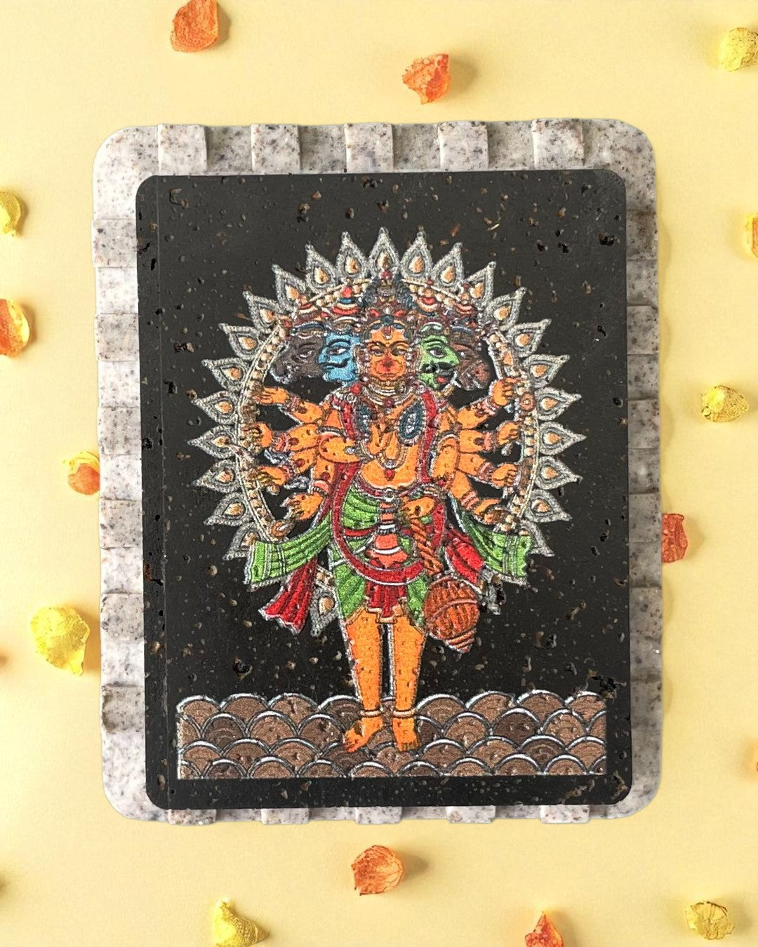 AASTHA MAGNET - Pancha Mukhi Hanuman (Rectangle)