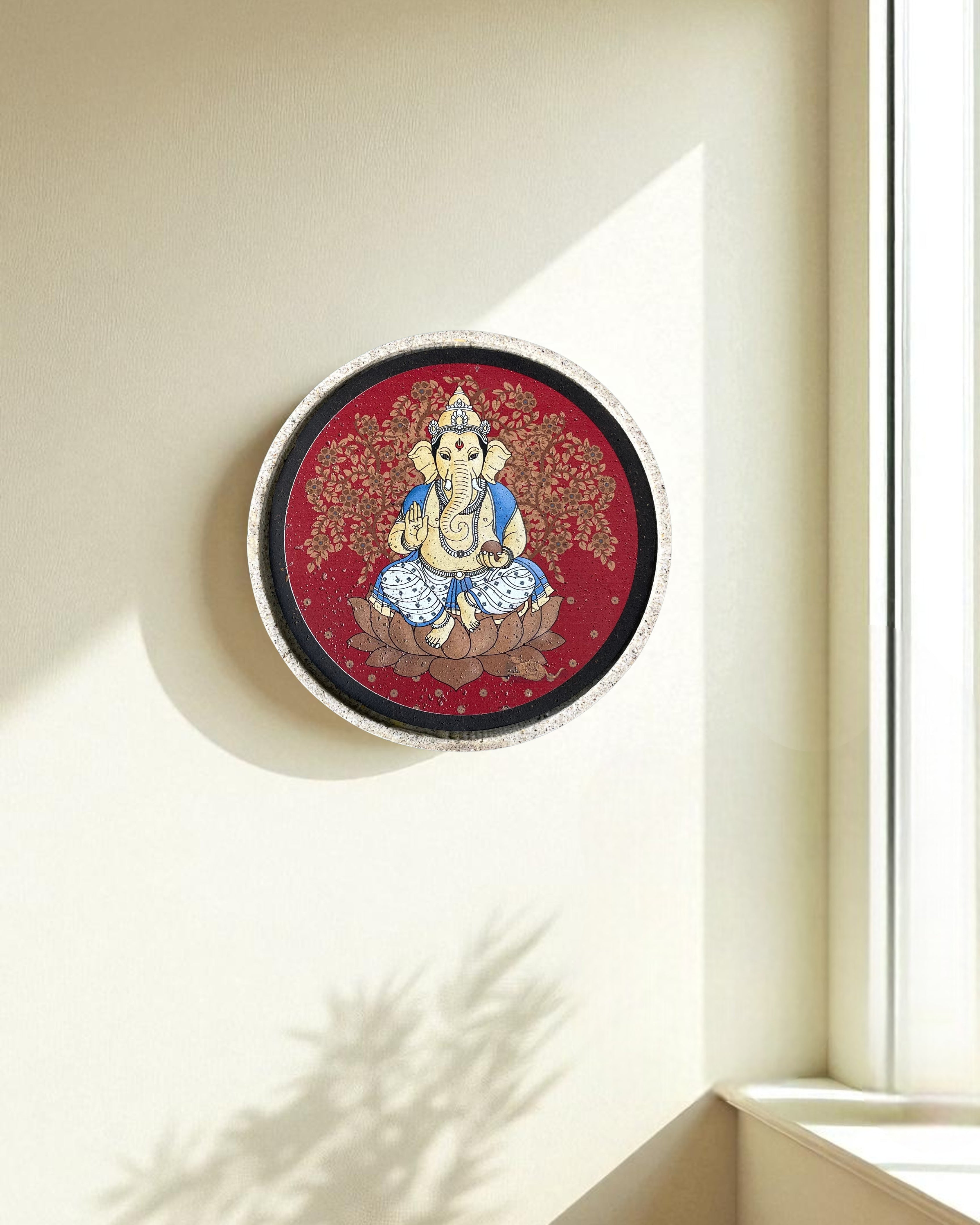 SUSHOBHAN THALI - Ganesha - Right trunk (25 cm)