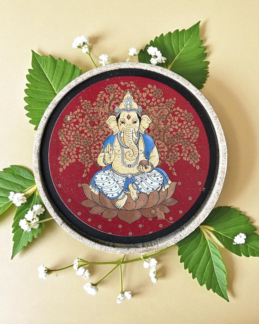 SUSHOBHAN THALI - Ganesha - Left trunk (18.5 cm)