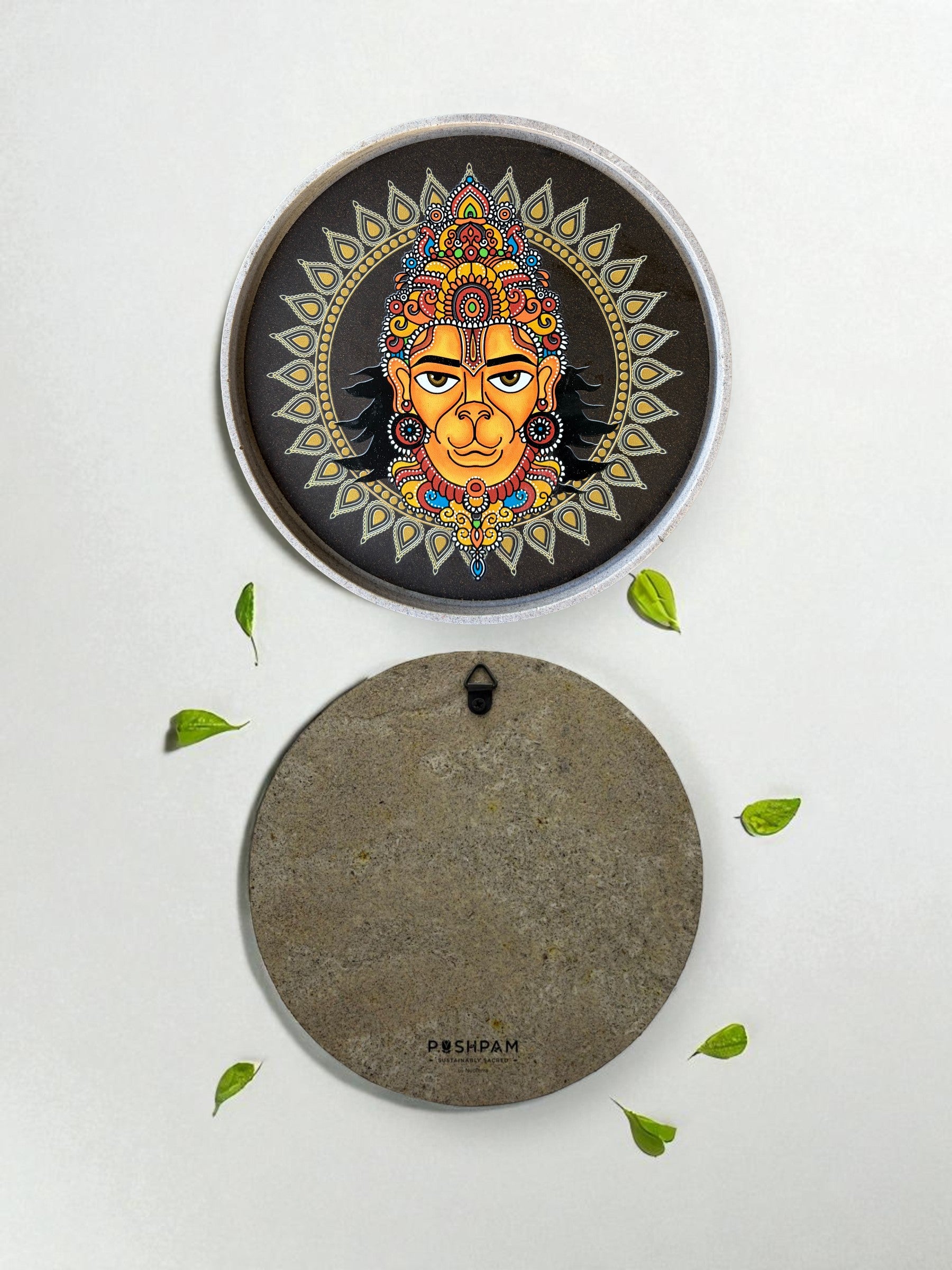 SUSHOBHAN THALI -Radiant Hanuman  (18.5 cm)