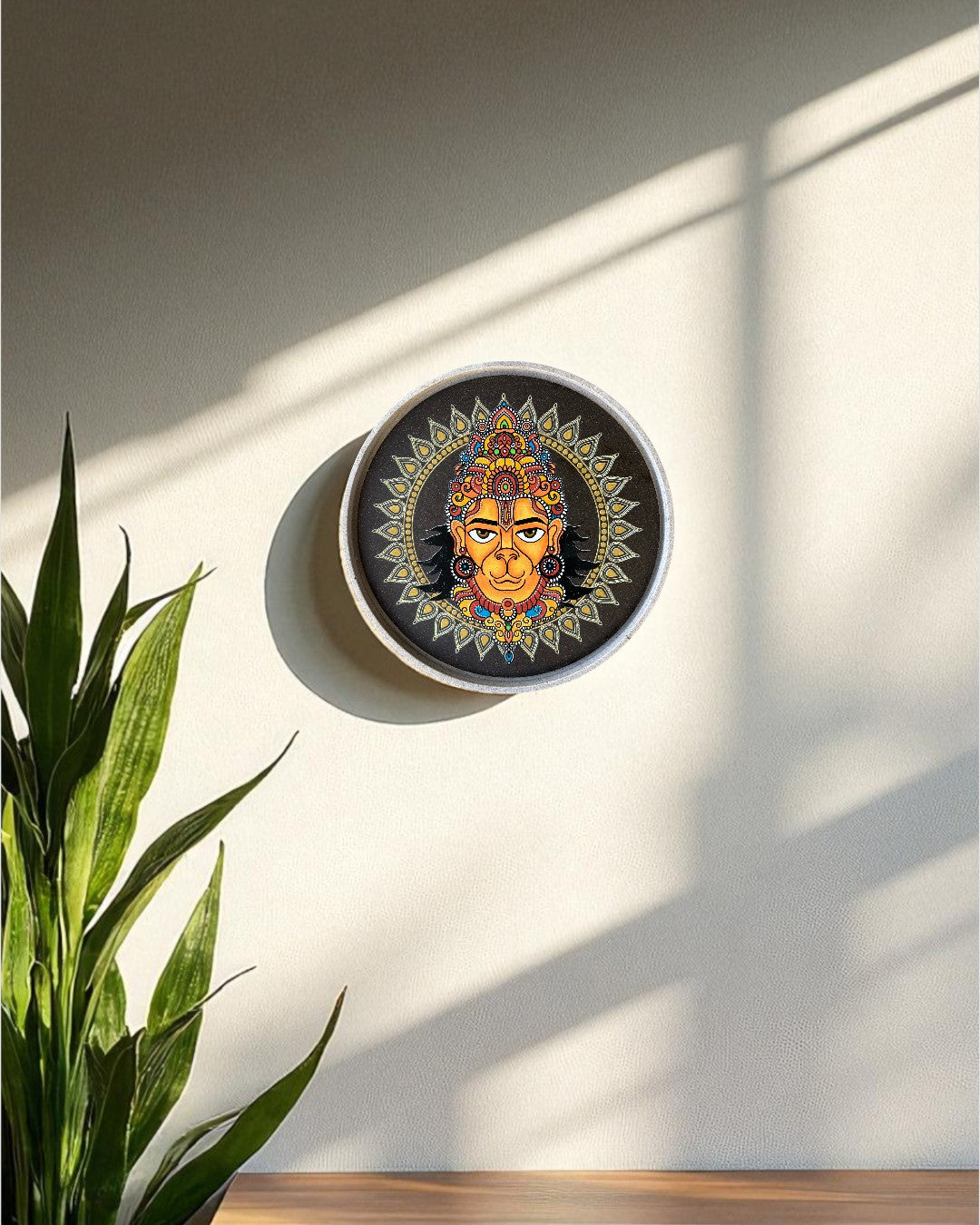 SUSHOBHAN THALI -Radiant Hanuman  (18.5 cm)