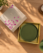 CIRCULAR GREEN TRAY