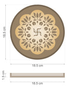 POOJA THALI - 18.5 cm
