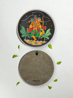 SUSHOBHAN THALI - Hanumanji with Shri Ram and Lakshman (18.5 cm)