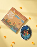 AASTHA MAGNET - Hanumanji with Dronagiri Mountain (Oval)