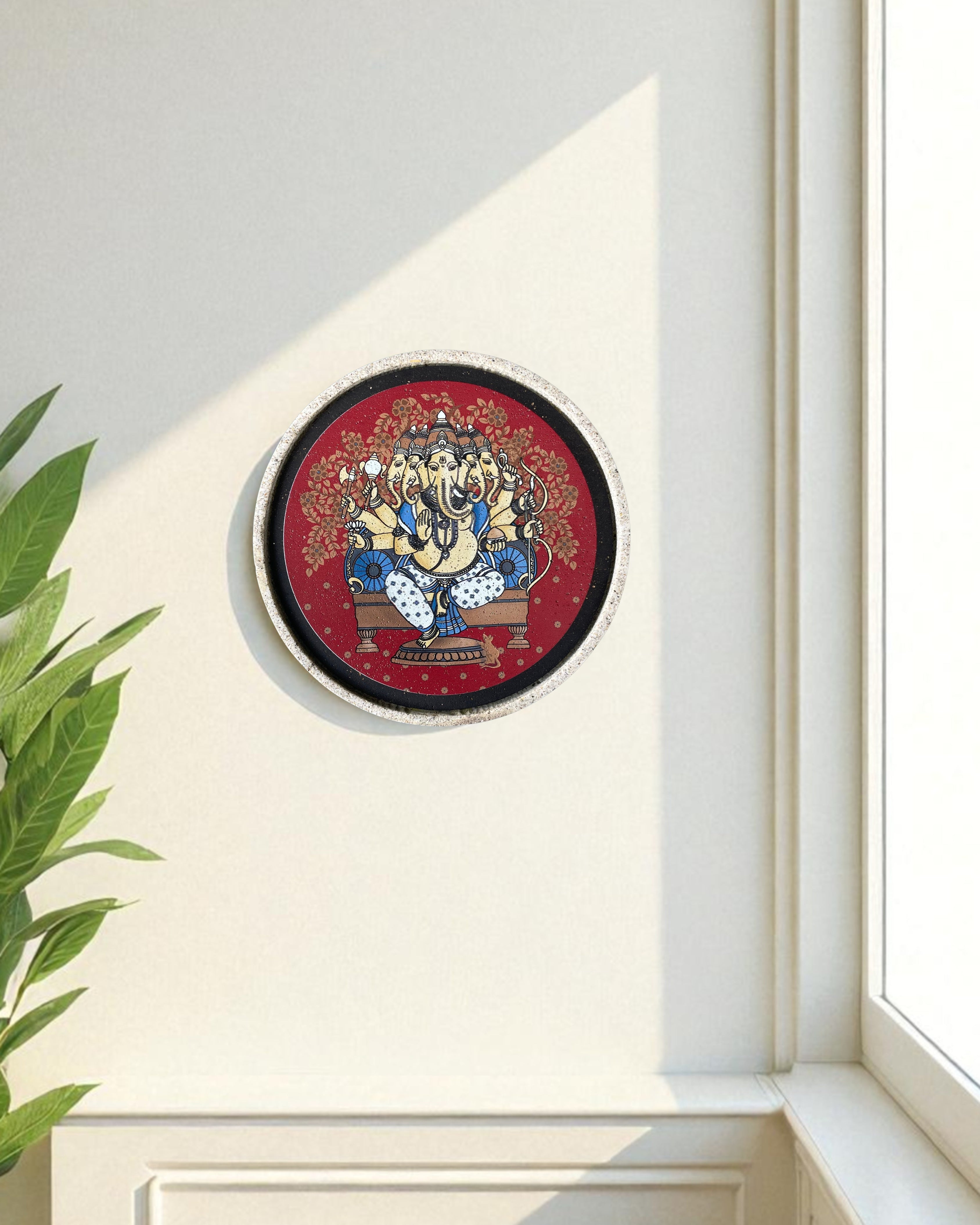 SUSHOBHAN THALI - Panchamukhi Ganesha (18.5 cm)