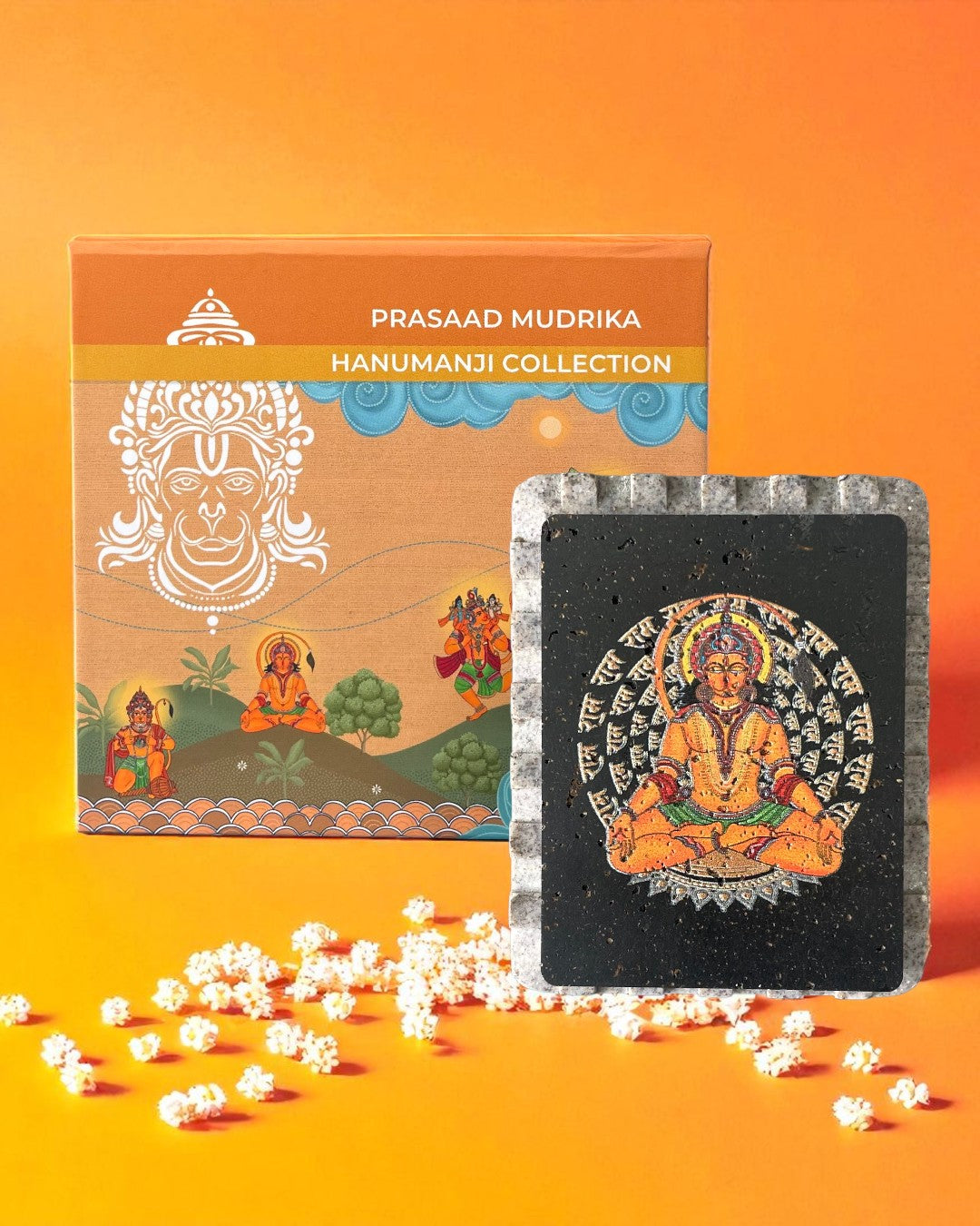 PRASAAD MUDRIKA - Hanumanji - Meditation posture (Rectangle)