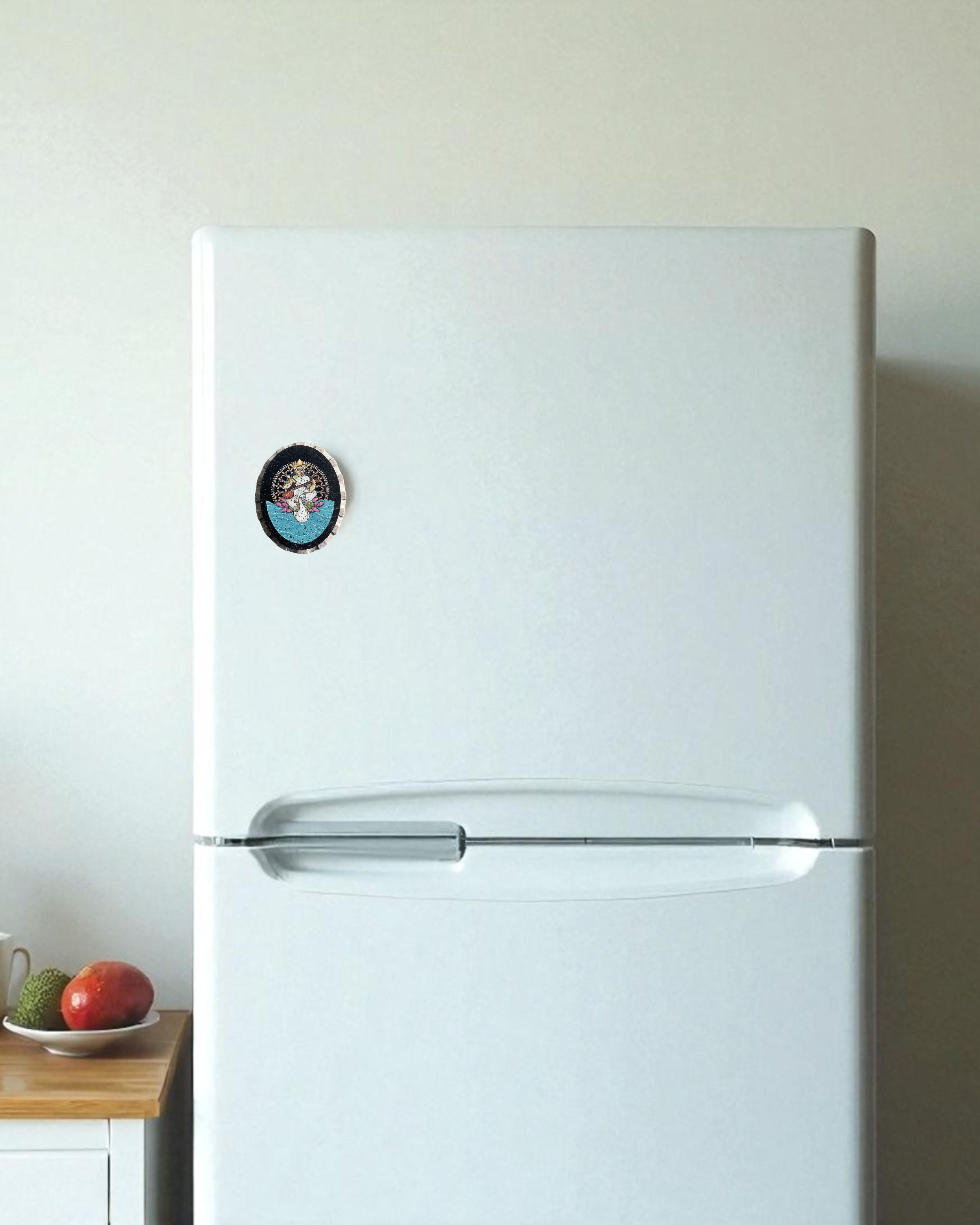 AASTHA MAGNET - Saraswati (Oval)