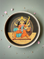 NAVDURGA (SET OF 9) -  DECOR PLATES - 18.5 cm