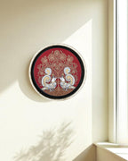 SUSHOBHAN THALI - Peacock Motif (25 cm)