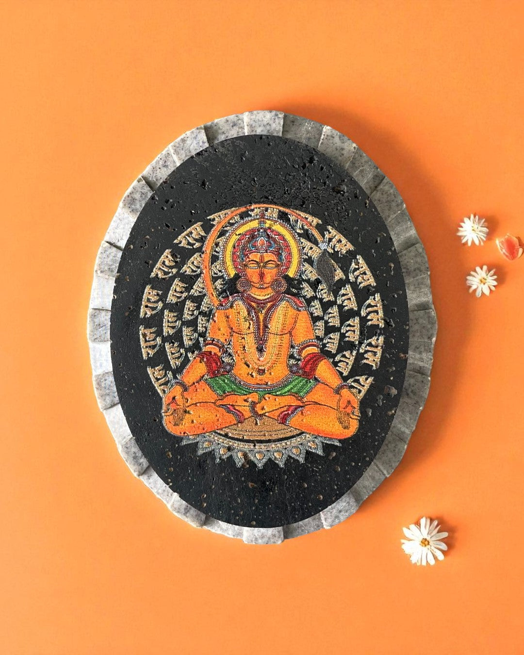 PRASAAD MUDRIKA - Hanumanji in Meditation (Oval)