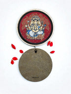 SUSHOBHAN THALI - Trimukhi Ganesha (18.5 cm)