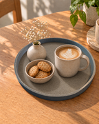 CIRCULAR GREY TRAY