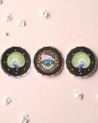 AASTHA MAGNET - Set of Mukharvind and Peacock (Circle)
