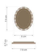 ASTHA MAGNET - Mukharvind (Oval)
