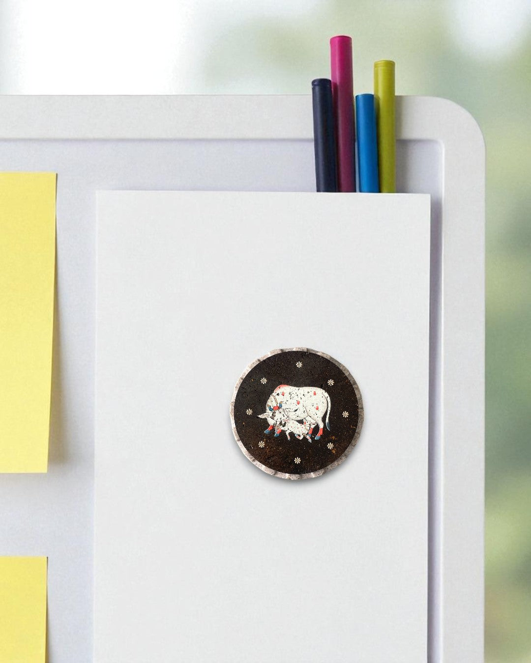 ASTHA MAGNET - Cow - Left (Circle)