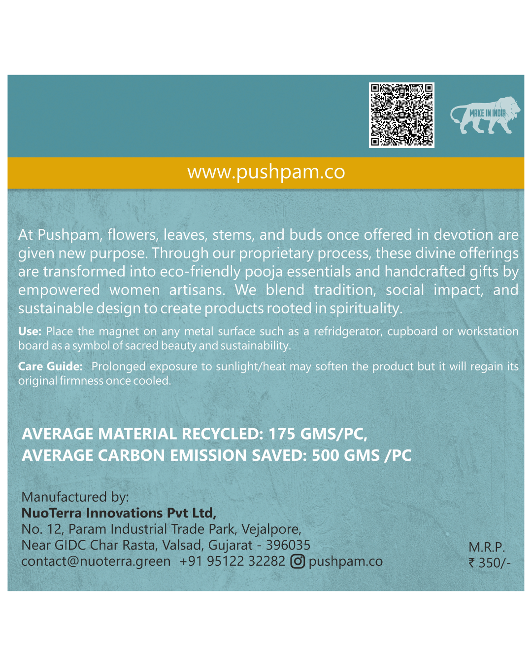 ASTHA MAGNET - Cow - Right (Circle)