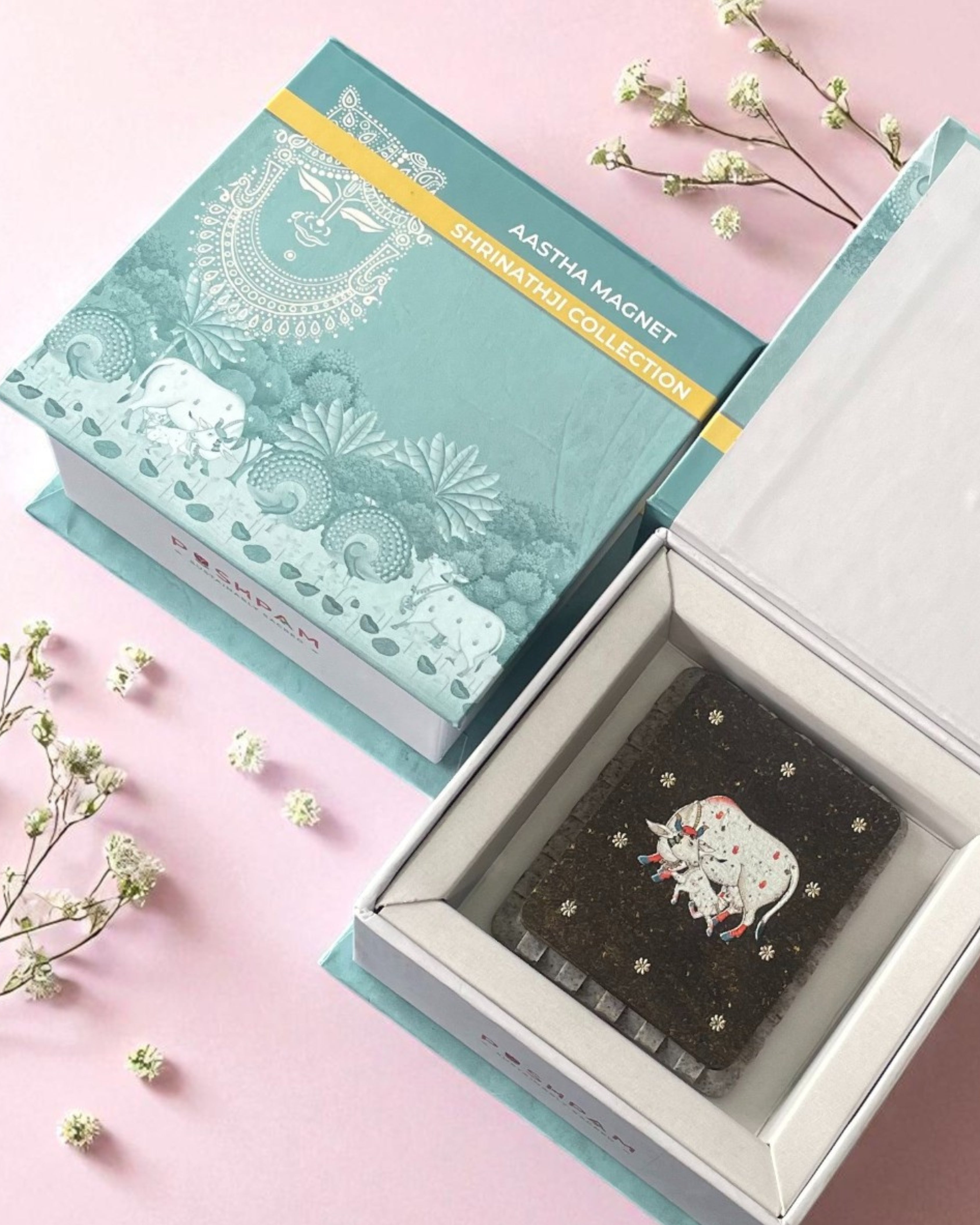 ASTHA MAGNET - Cow - Left (Rectangle)