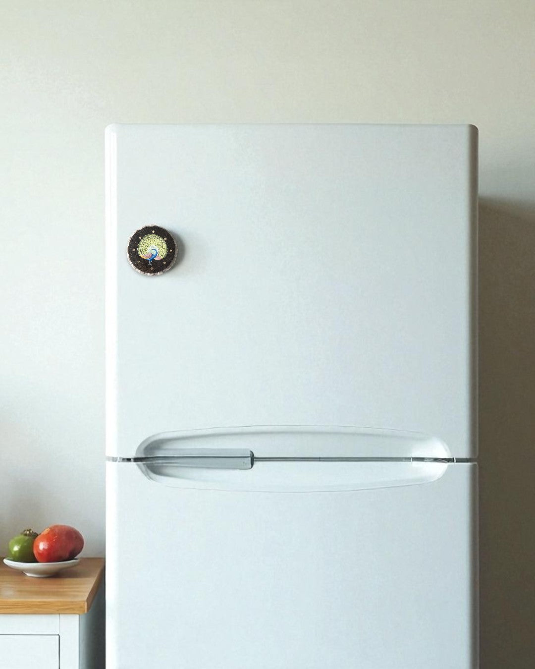 AASTHA MAGNET - Peacock (Circle)