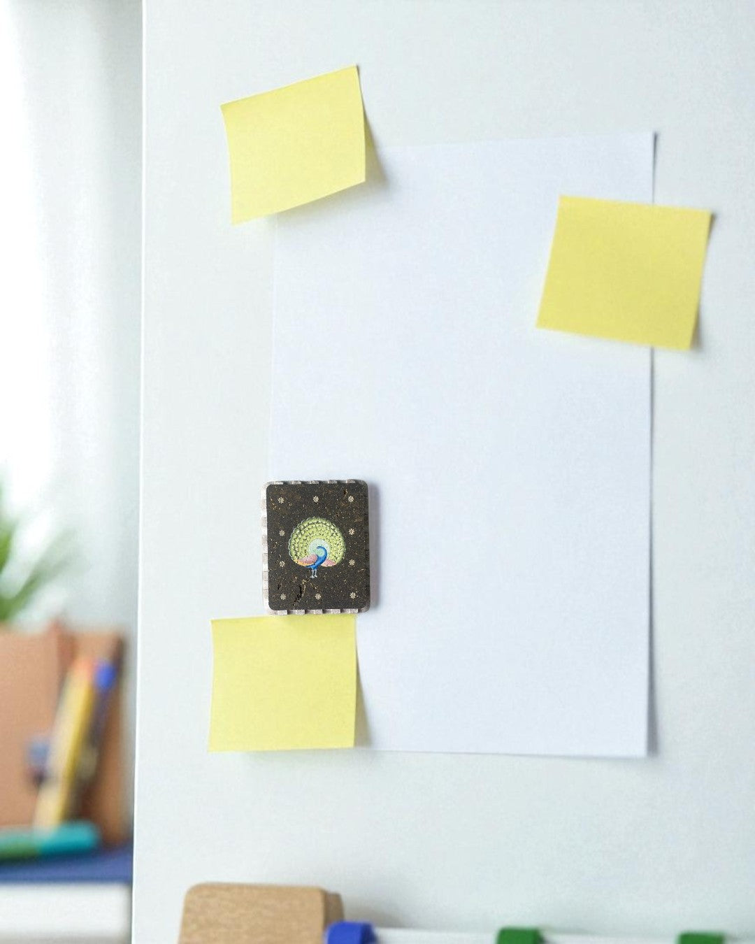 ASTHA MAGNET - Peacock (Rectangle)