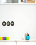 AASTHA MAGNET - Set of Purna Chhavi and Peacock (Oval)