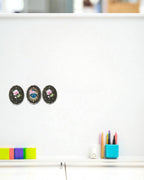 AASTHA MAGNET - Set of Mukharvind and Lotus (Oval)