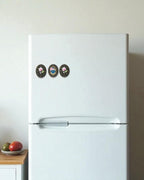 AASTHA MAGNET - Set of Mukharvind and Lotus (Oval)