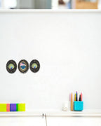 AASTHA MAGNET - Set of Mukharvind and Peacock (Oval)