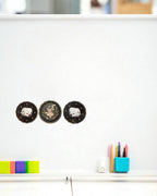 AASTHA MAGNET - Set of Purna Chhavi and Cows (Circle)