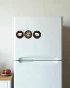 AASTHA MAGNET - Set of Purna Chhavi and Cows (Circle)