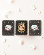 AASTHA MAGNET - Set of Purna Chhavi and Cows (Rectangle)